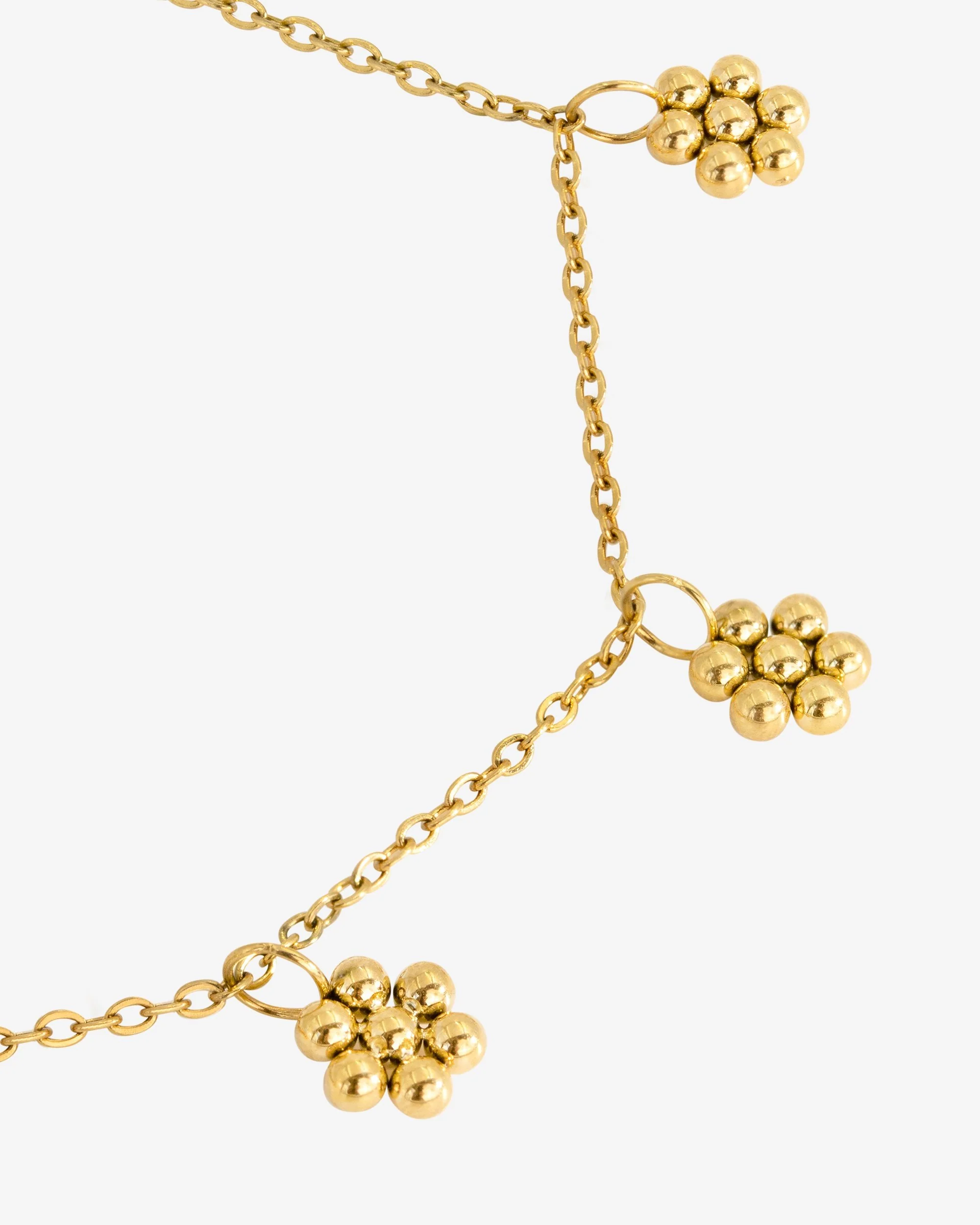 LUAMAYA Blooming Anklet Gold Fusskette