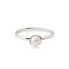 Ring aus Sterlingsilber mit einer großen Süßwasserperle RI-10033P