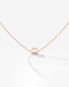 LUAMAYA Tiny Letter Necklace