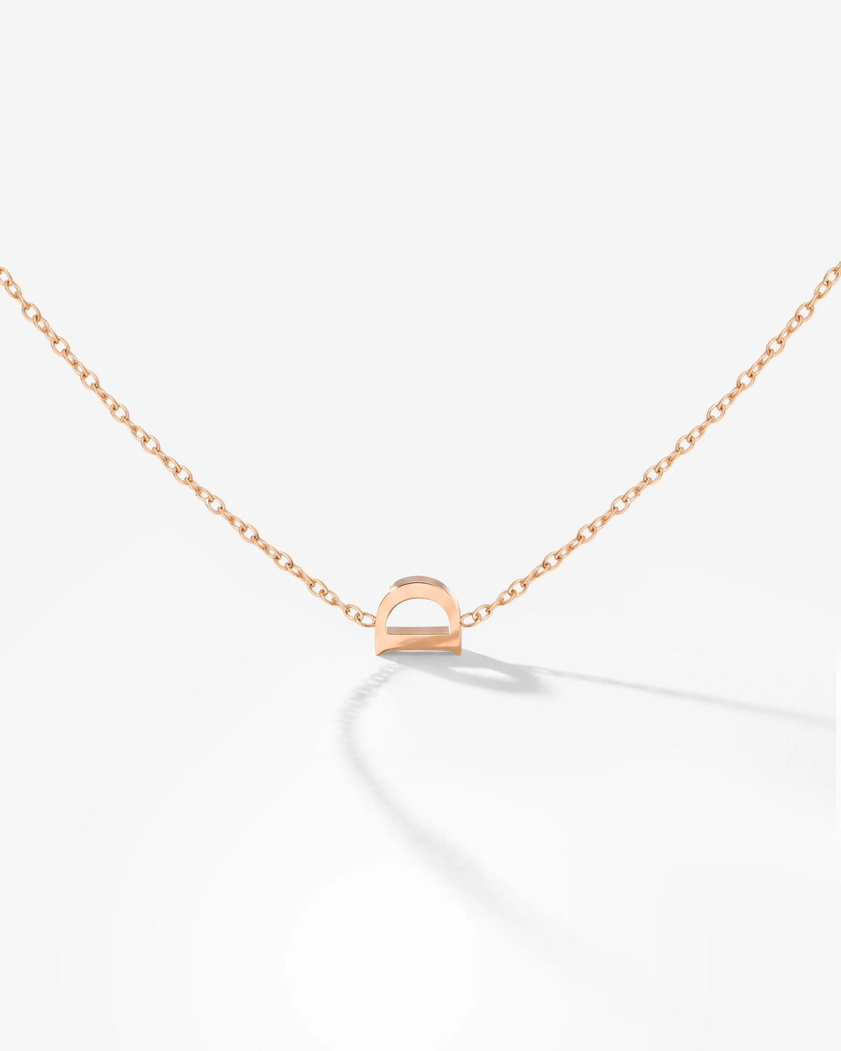 LUAMAYA Tiny Letter Necklace