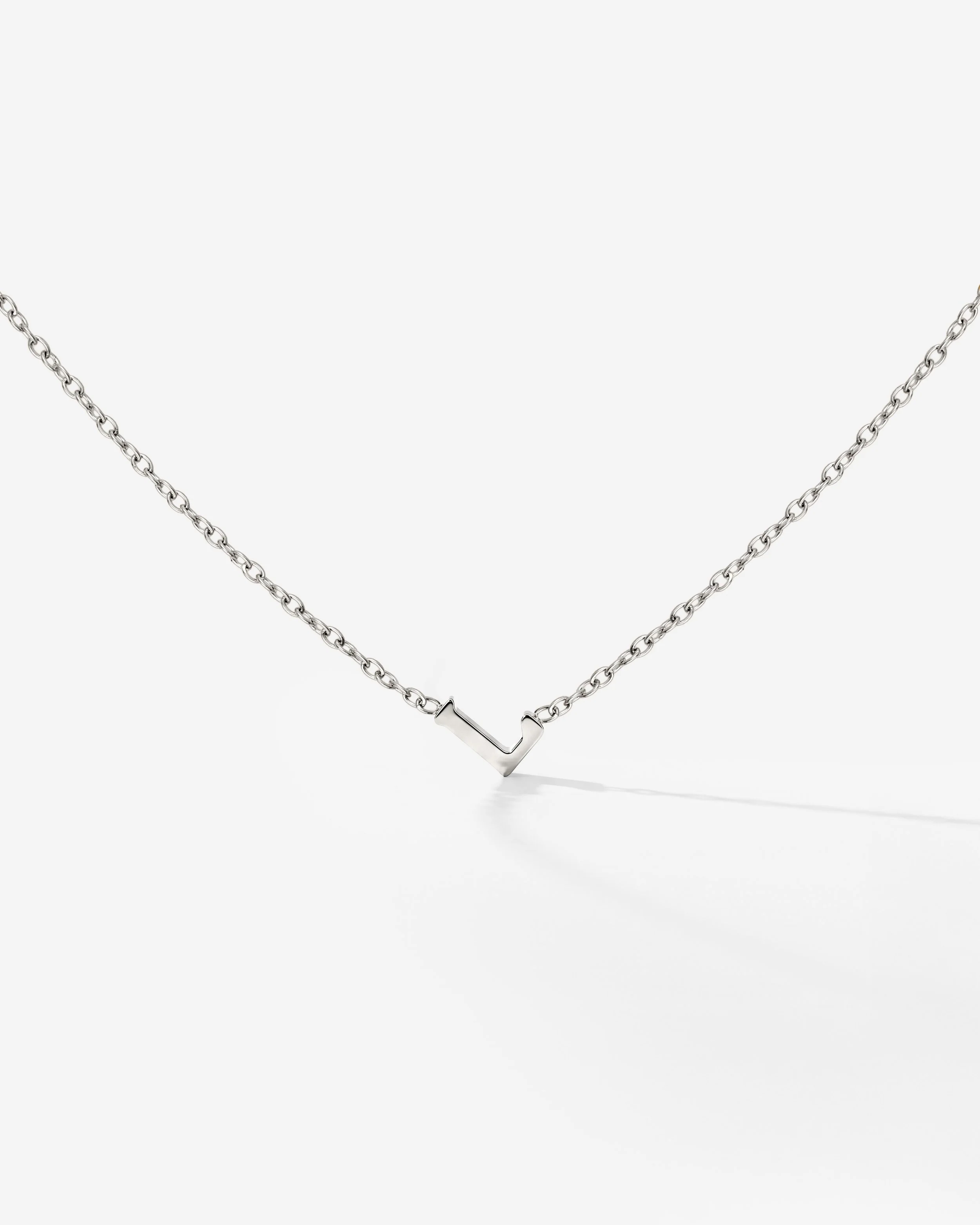 LUAMAYA Tiny Letter Necklace ABC
