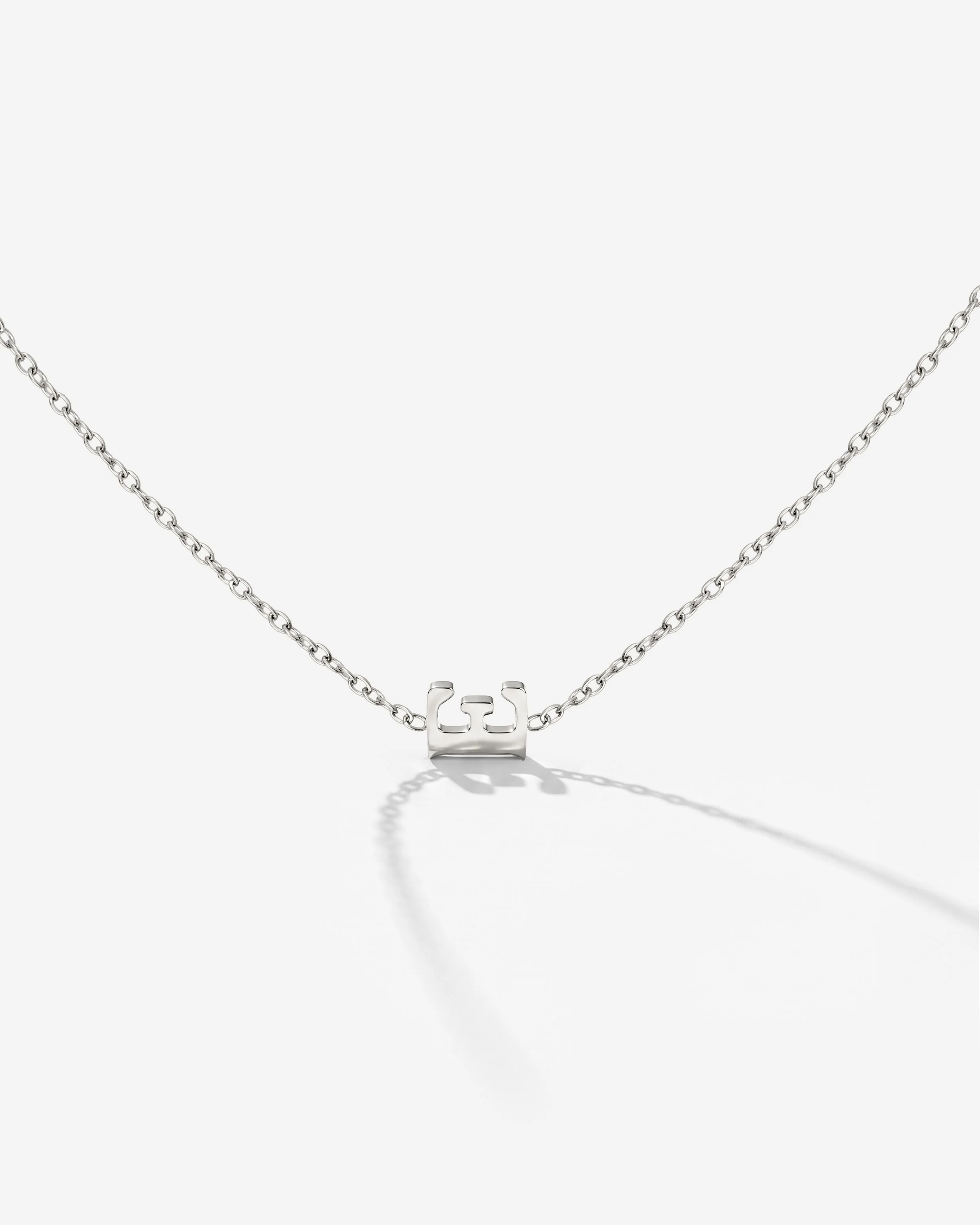 LUAMAYA Tiny Letter Necklace ABC