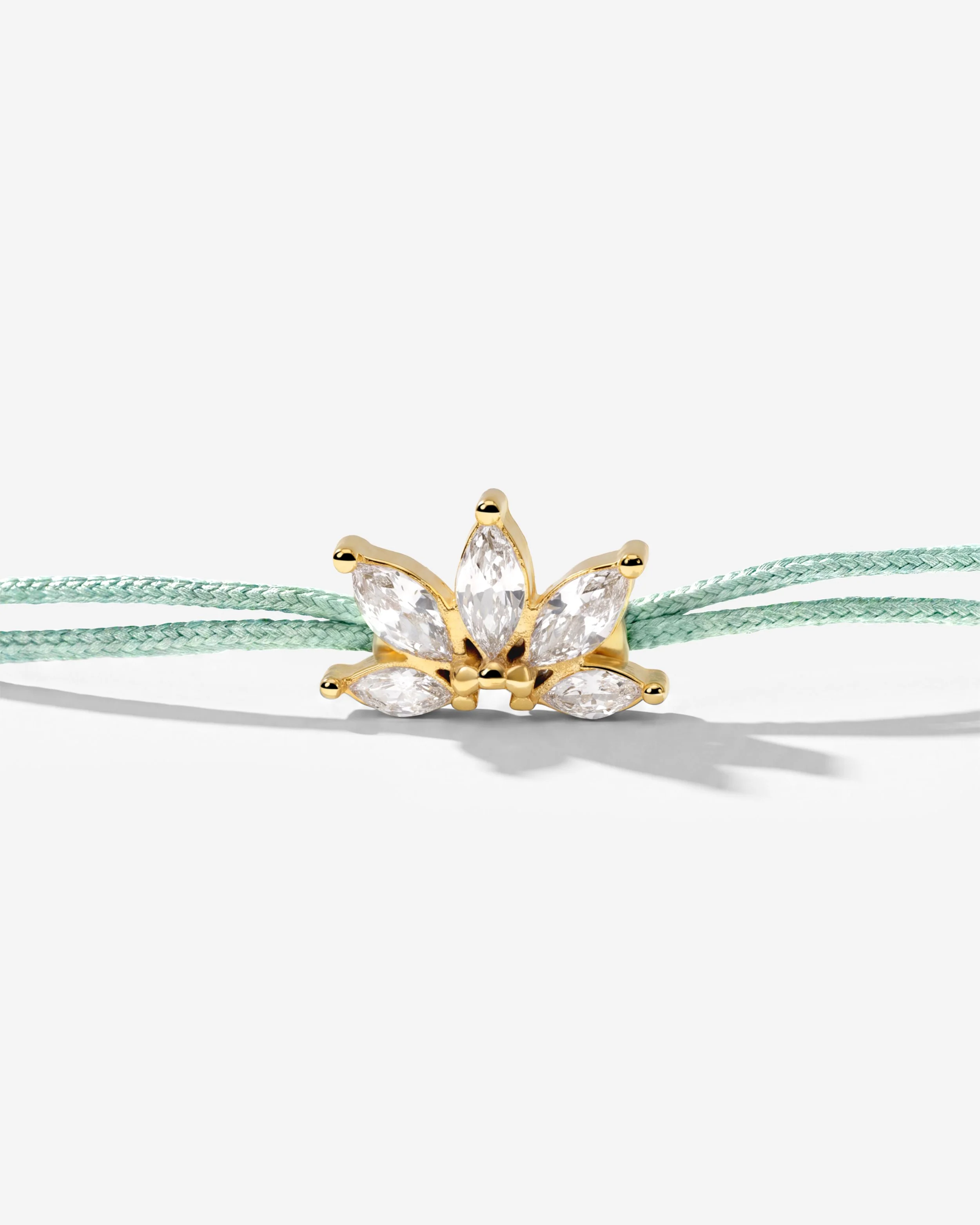 LUAMAYA Satin Lotus Bracelet