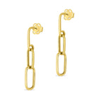 Ohrstecker mit Glieder-Anhänger Gold 585 57644