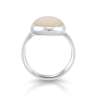 Ring aus Sterlingsilber mit ovalem Perlmutt R-4432