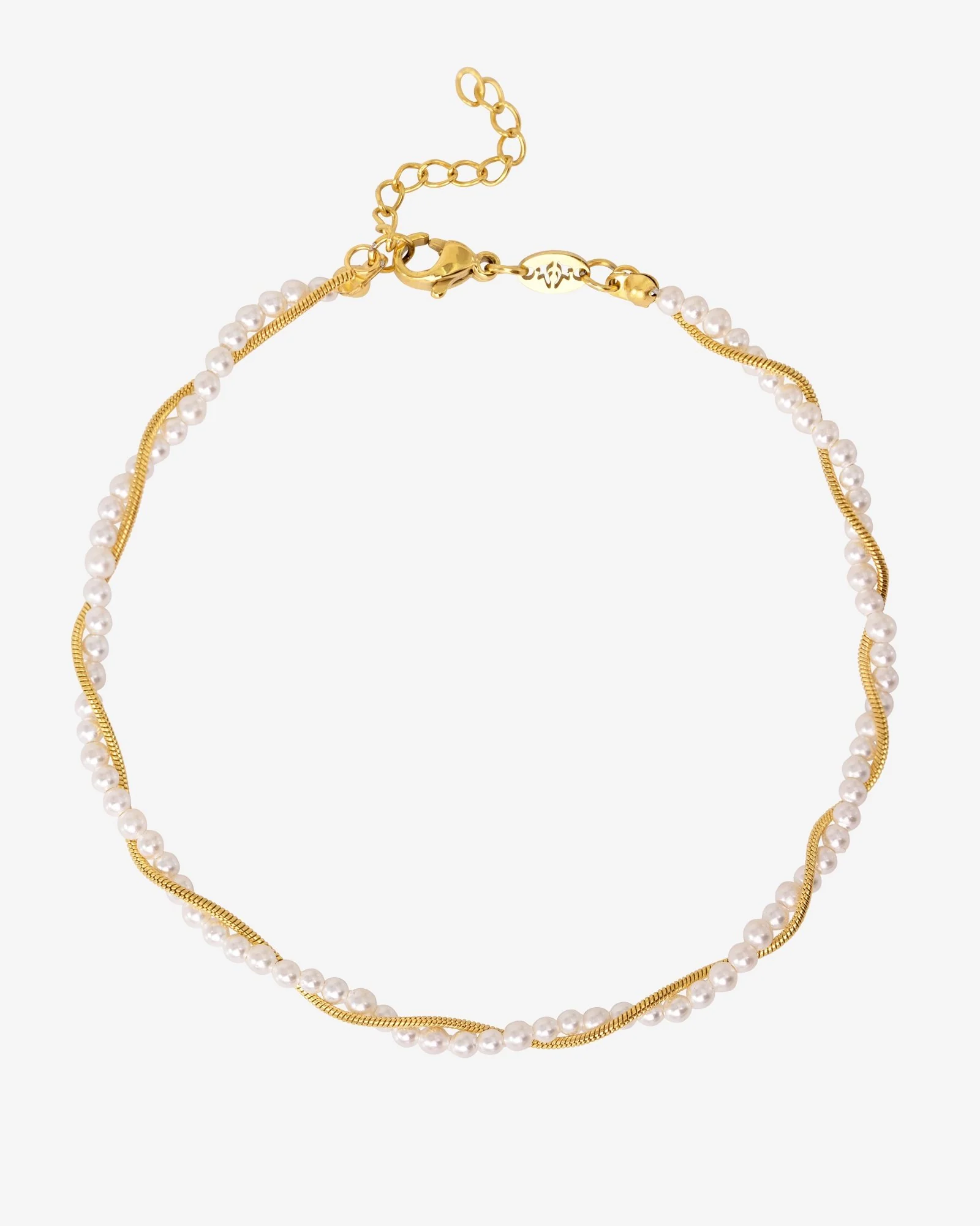 LUAMAYA Infinite Bonding Anklet Gold Fusskette