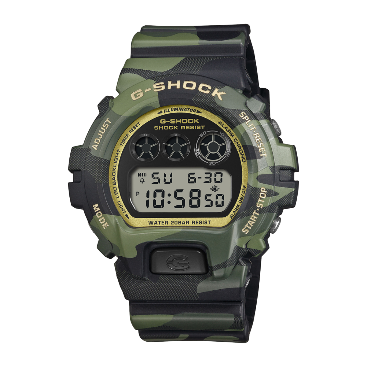 G-SHOCK LIMITED BOLD CAMO SERIES DW-6900CMG-3ER