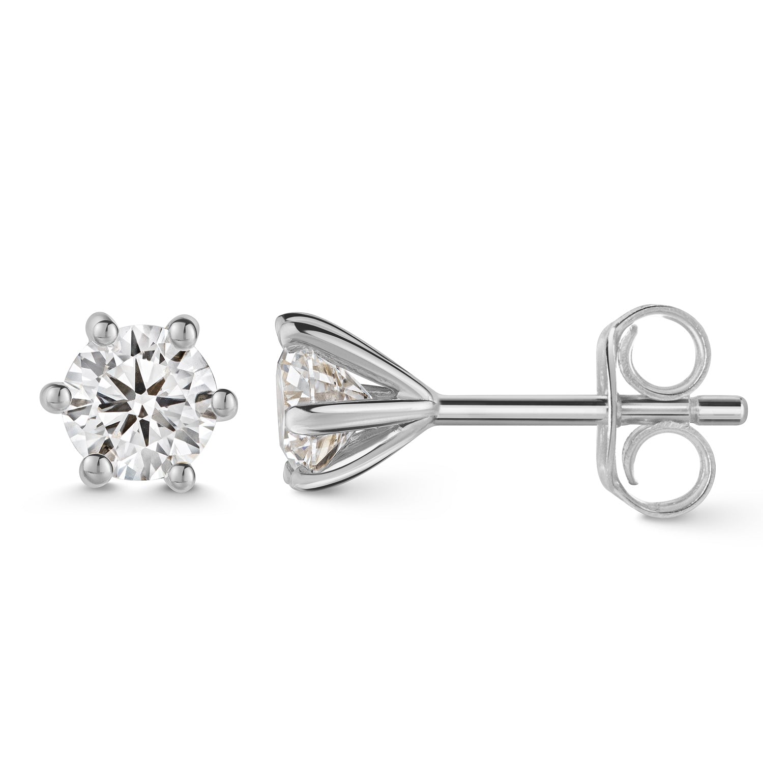 Lovebird Ohrstecker mit Lab Grown Brillant 1,00 ct. Weißgold 585 LB703