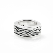 Sterlingsilber Ring in Mumienstil R-149-M