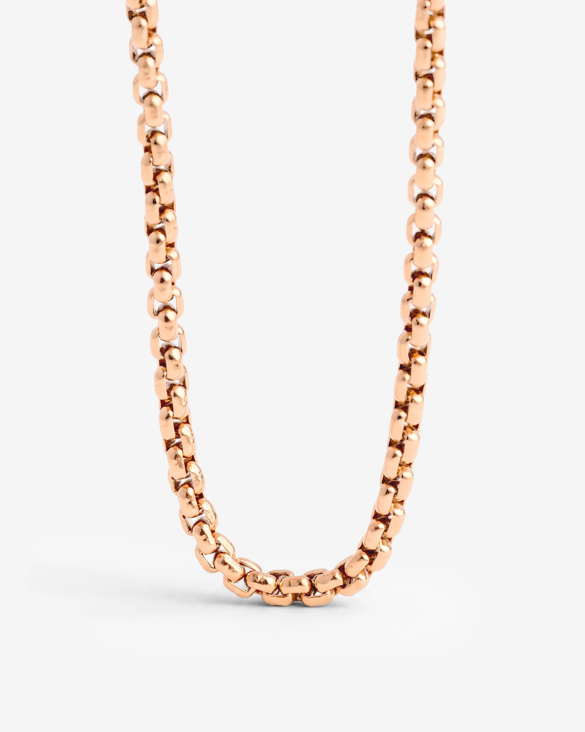 LUAMAYA Round Box Chain Necklace
