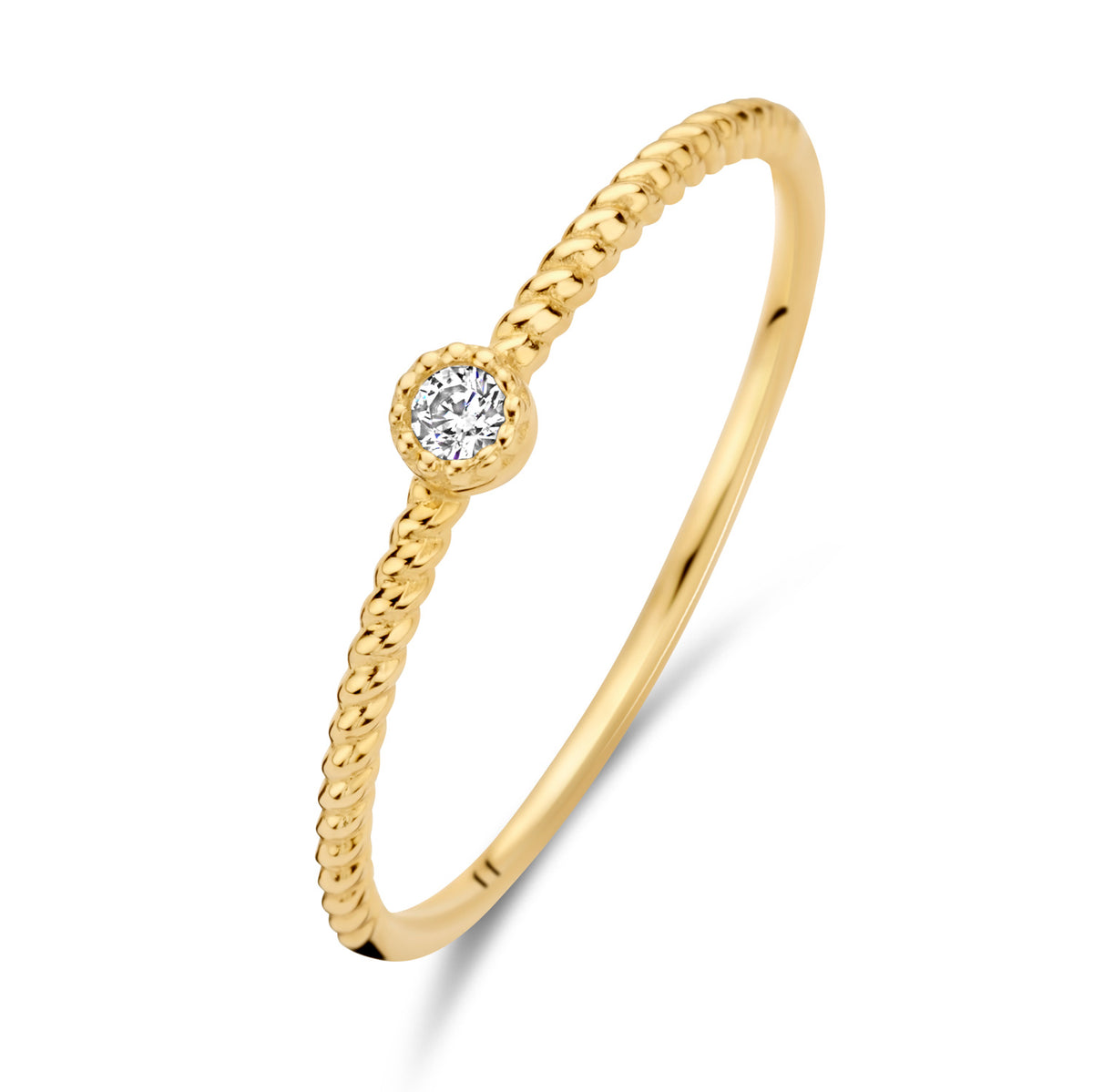 Damenring mit Zirkonia Gold 585 57663
