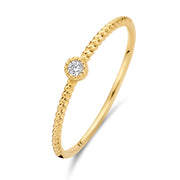 Damenring mit Zirkonia Gold 585 57663