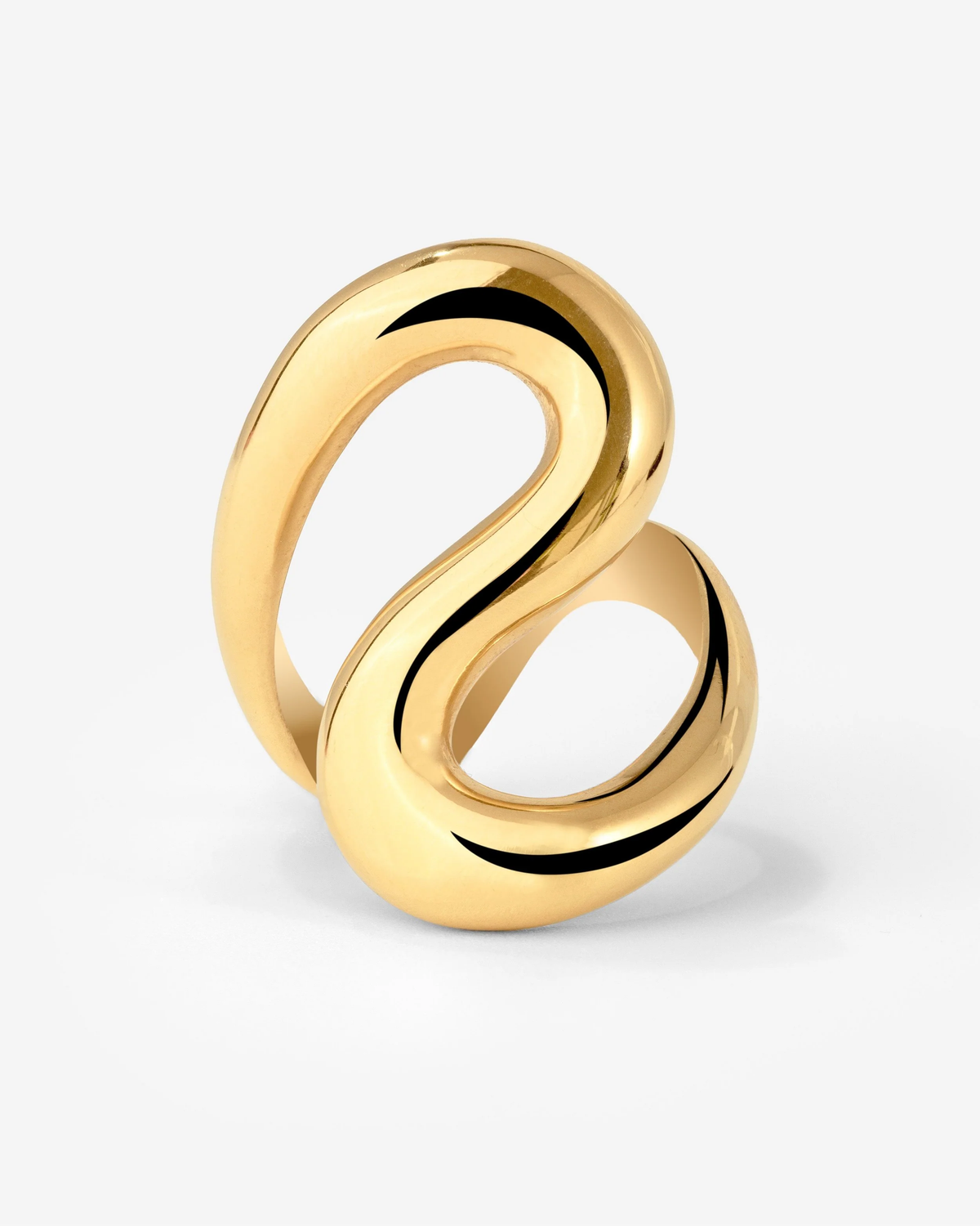 LUAMAYA Coiled Ring Gold