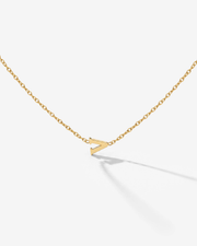 LUAMAYA Tiny Letter Necklace