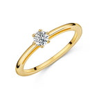 Lovebird Damenring mit Lab Grown Brillant 0,20 ct. Gelbgold 585 LB708