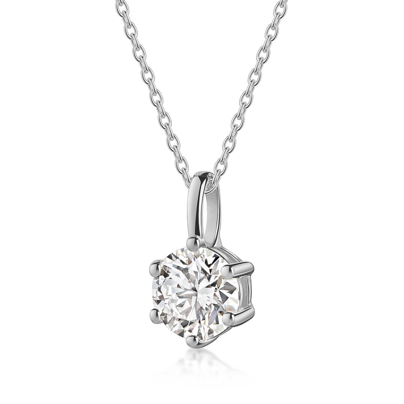 Lovebird Anhänger mit Lab Grown Brillant 1,00 ct. Weißgold 585 LB697
