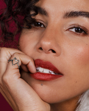 LUAMAYA Flowy Heart Ring
