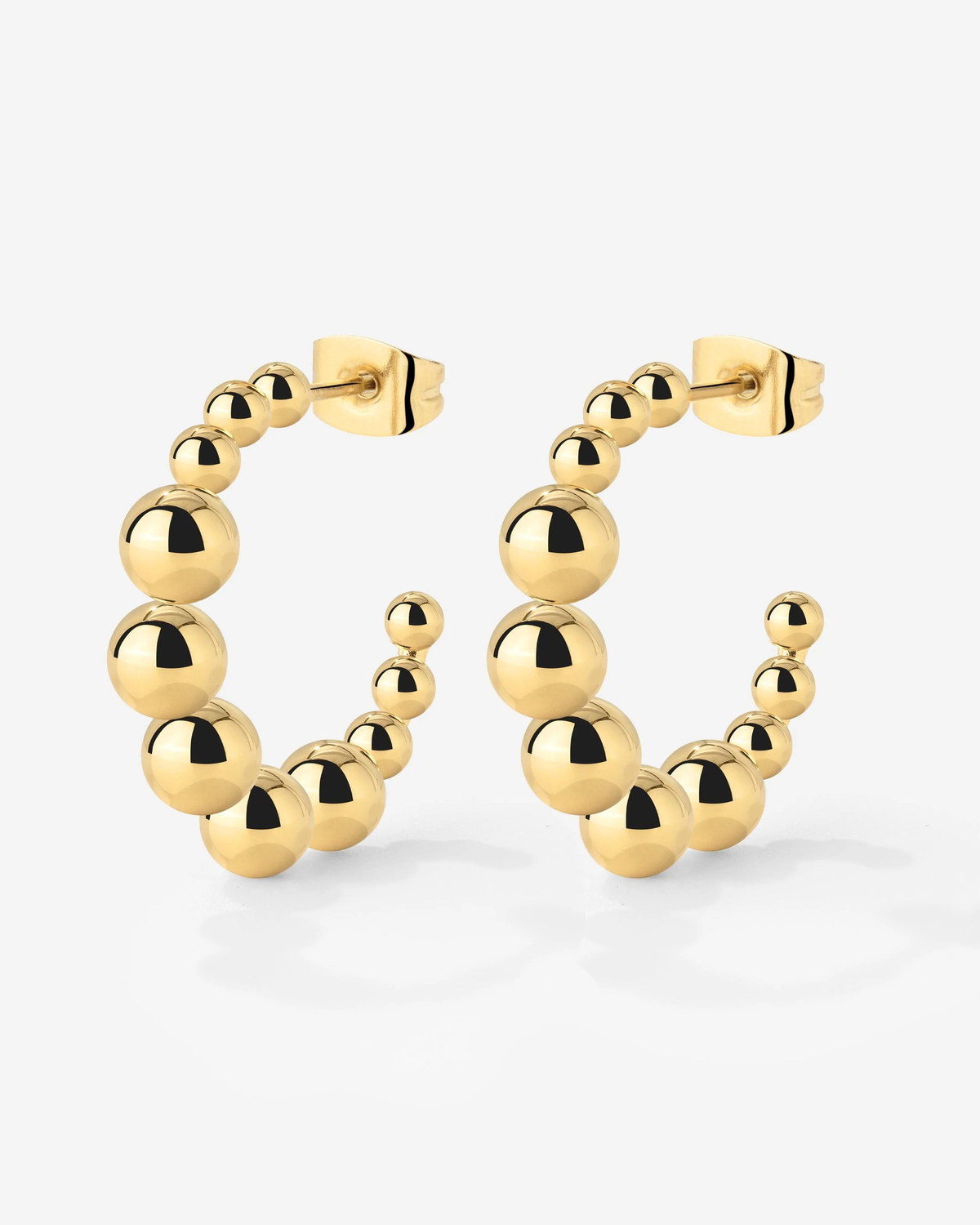 LUAMAYA Infinite Beads Hoop Studs