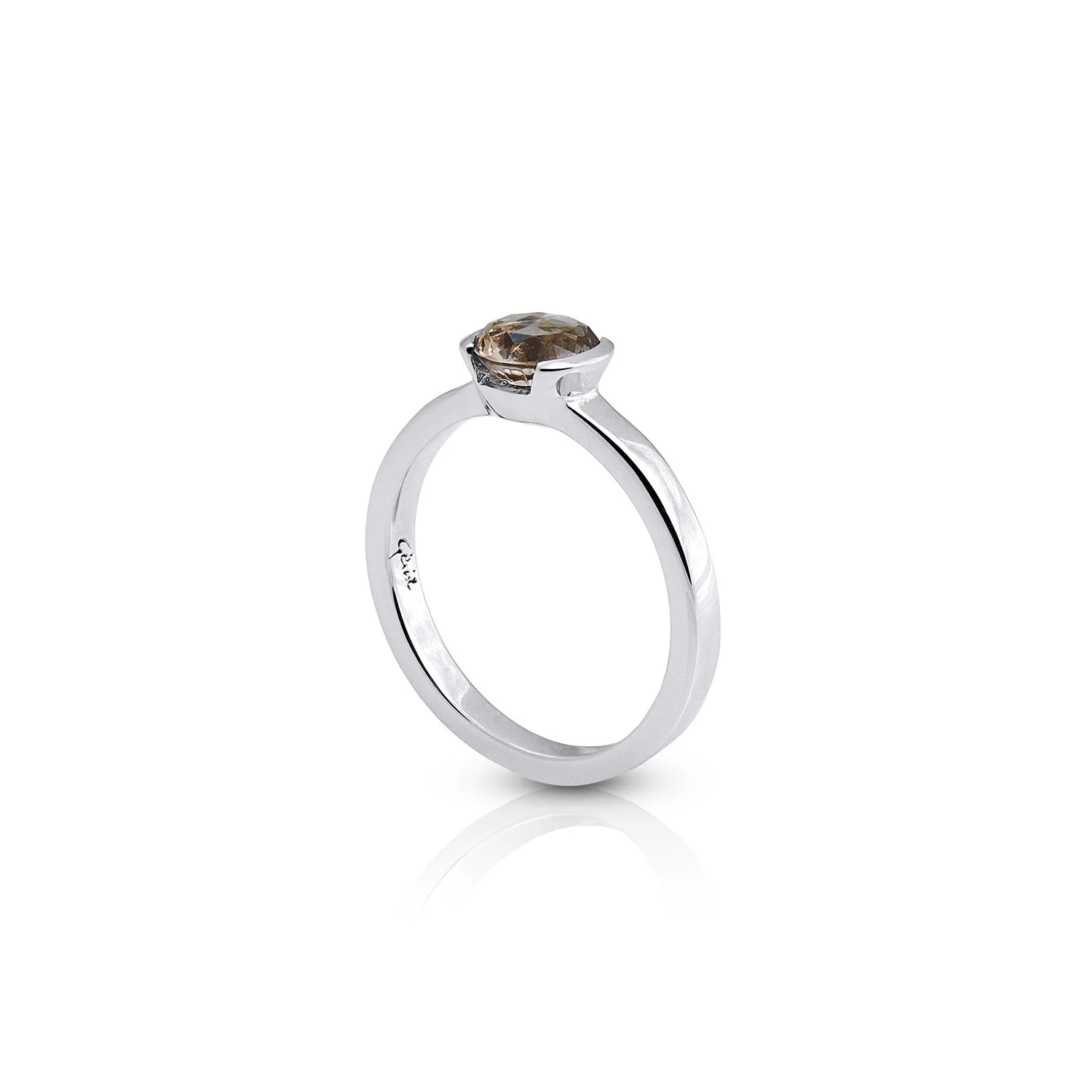 Sterlingsilber Ring mit Steinquarz SR-143-1