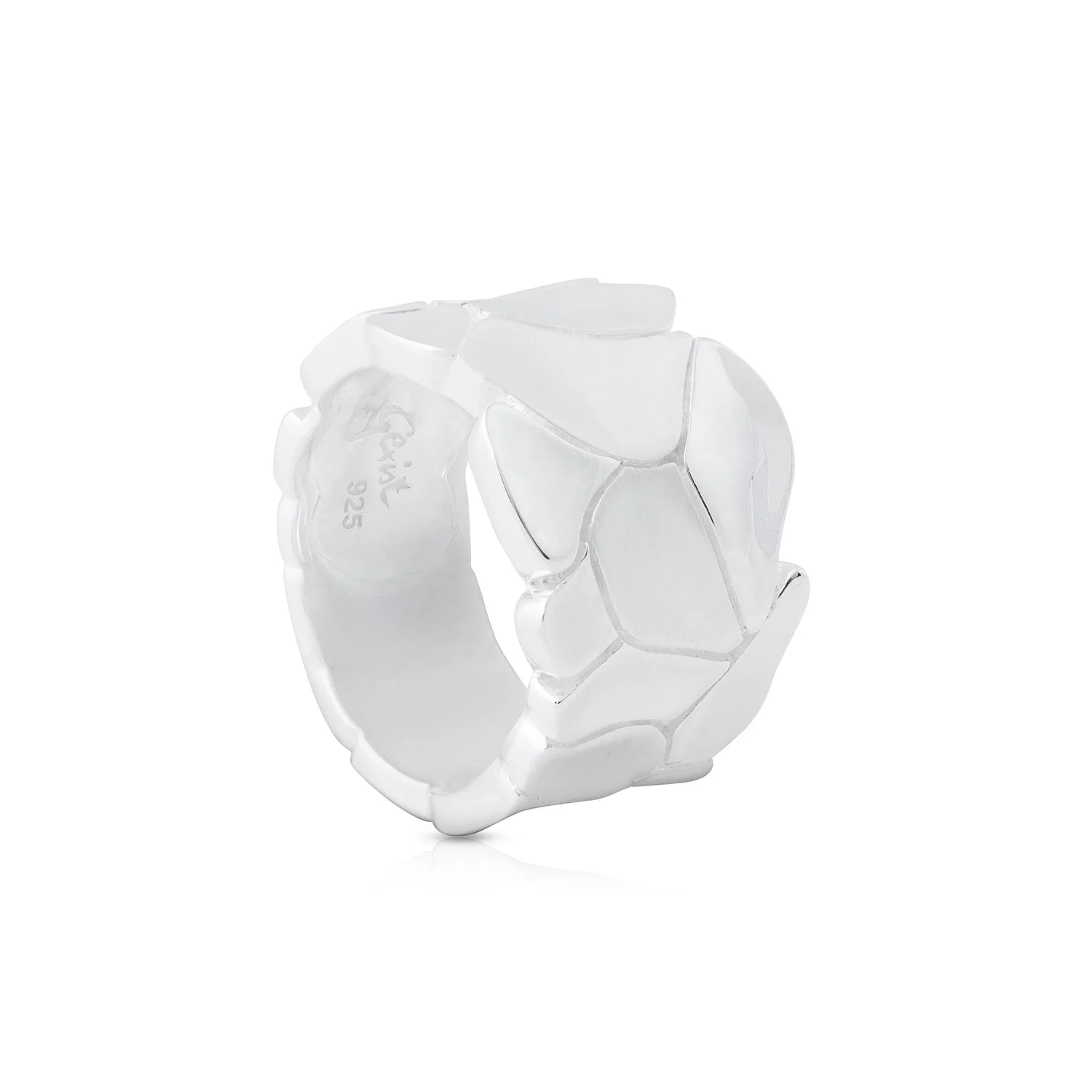 Wunderschöner Ring aus Sterlingsilber mit modernem Design 20-1013