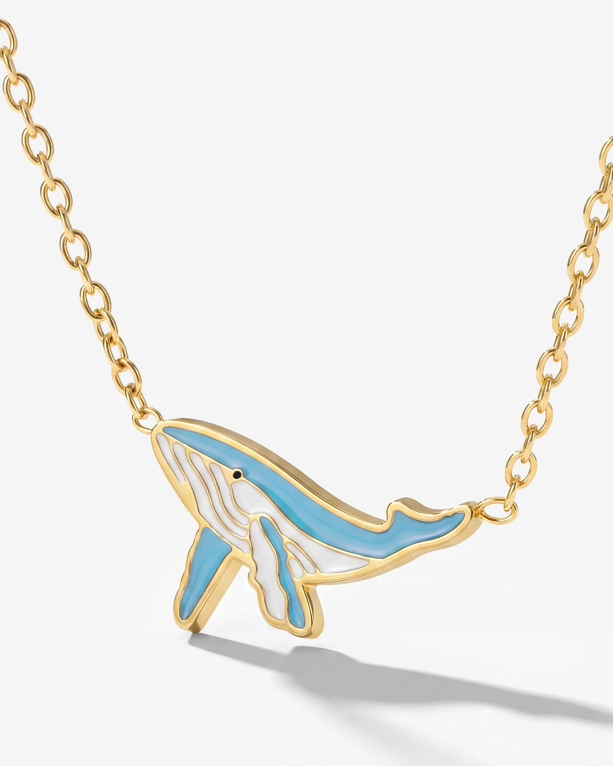 LUAMAYA Blue Whale Necklace