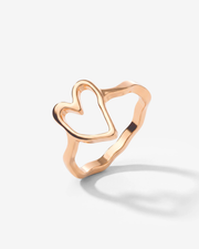 LUAMAYA Flowy Heart Ring