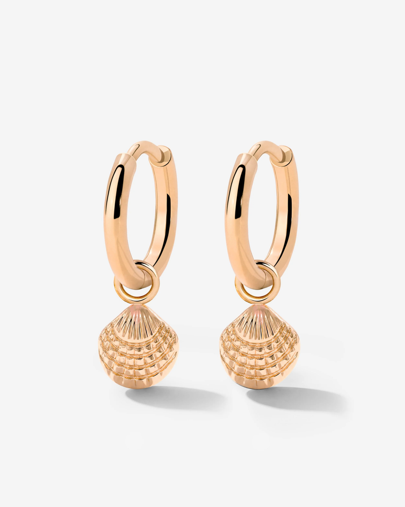 LUAMAYA Cute Shell Hoop Set