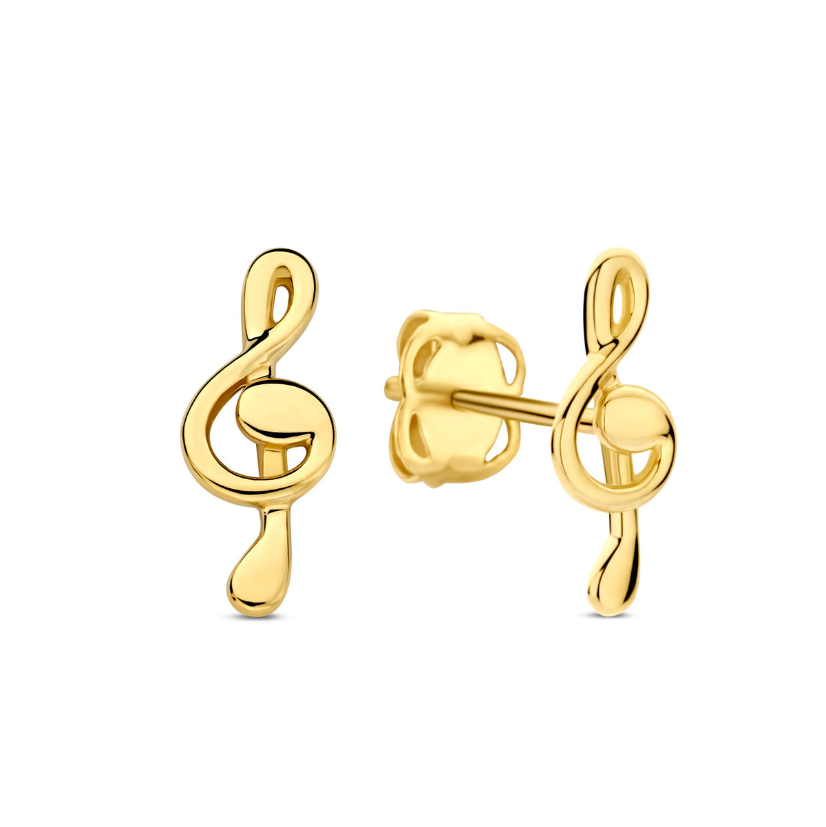 Ohrstecker Notenschlüssel Gold 585 57855