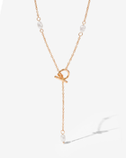 LUAMAYA Cascade Pearl Y-Necklace