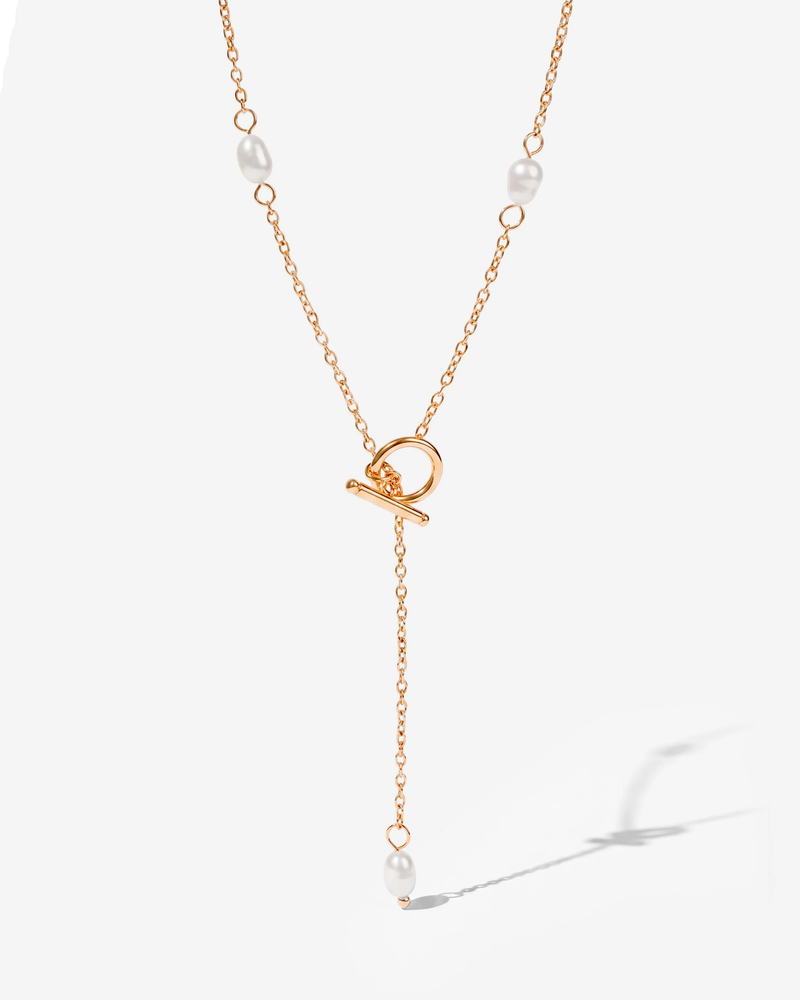 LUAMAYA Cascade Pearl Y-Necklace