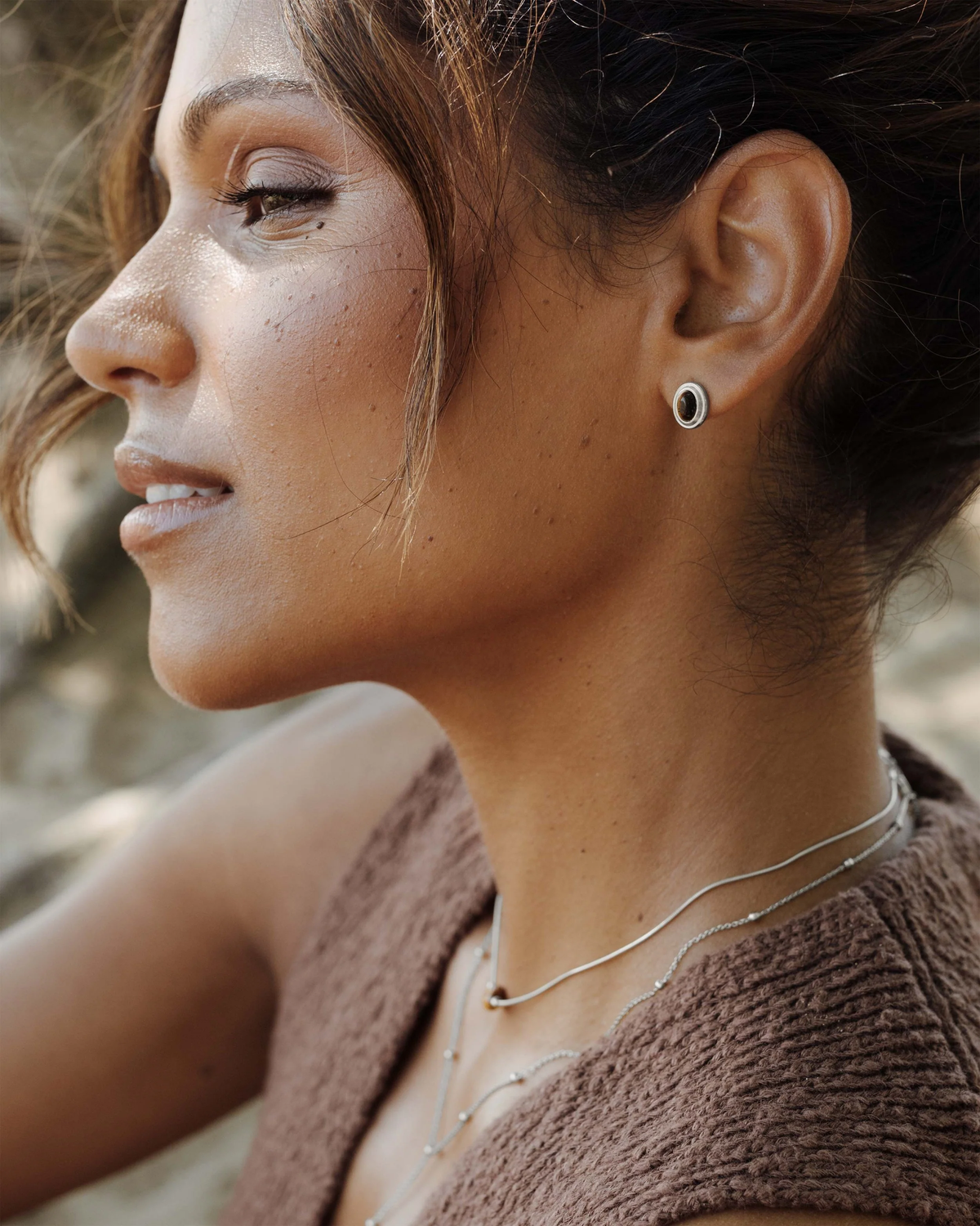 LUAMAYA Hazel Glow Studs