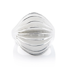 Ring aus Sterlingsilber mit einem Welleneffekt RI-10113A