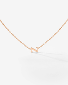 LUAMAYA Tiny Letter Necklace