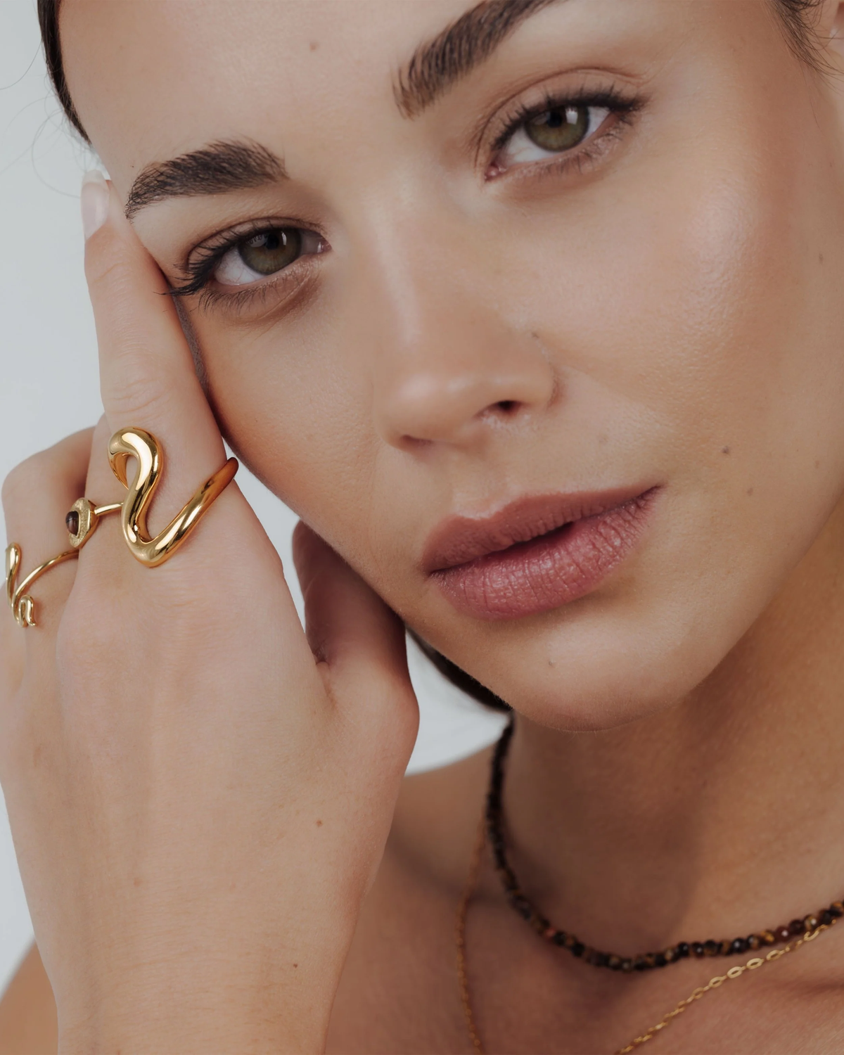 LUAMAYA Coiled Ring Gold
