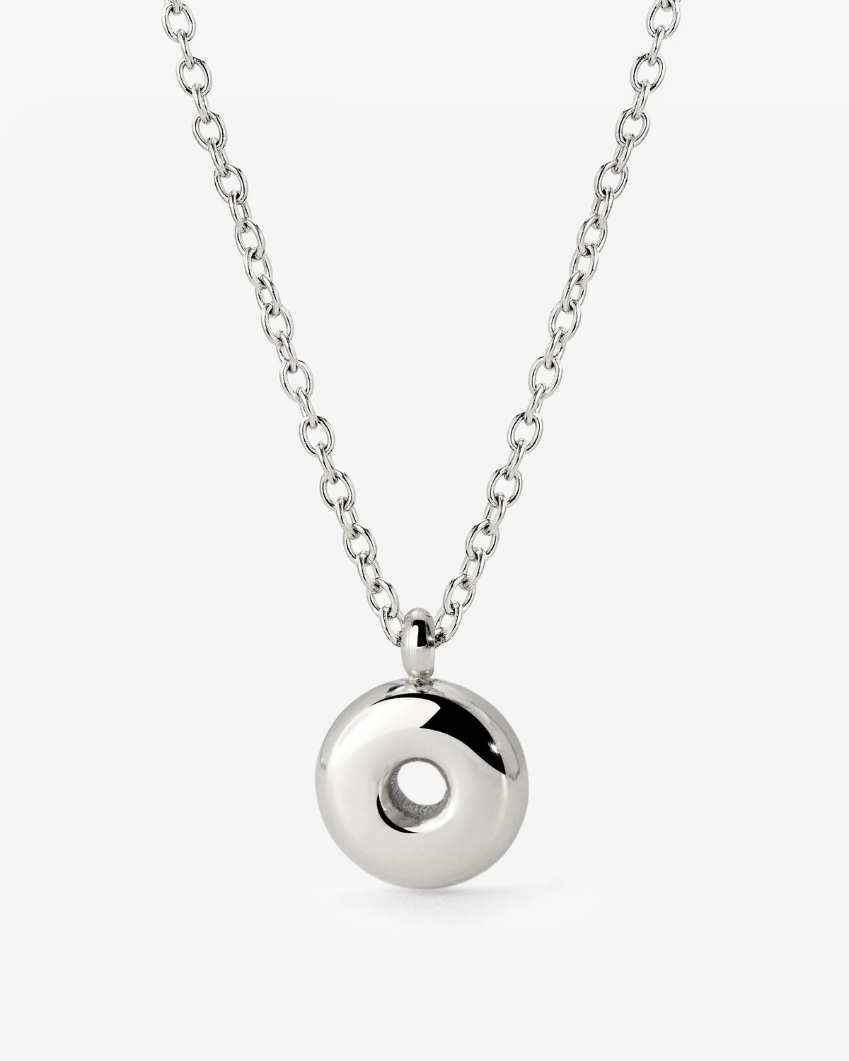 LUAMAYA Bubble Letter Necklace Silber ABC