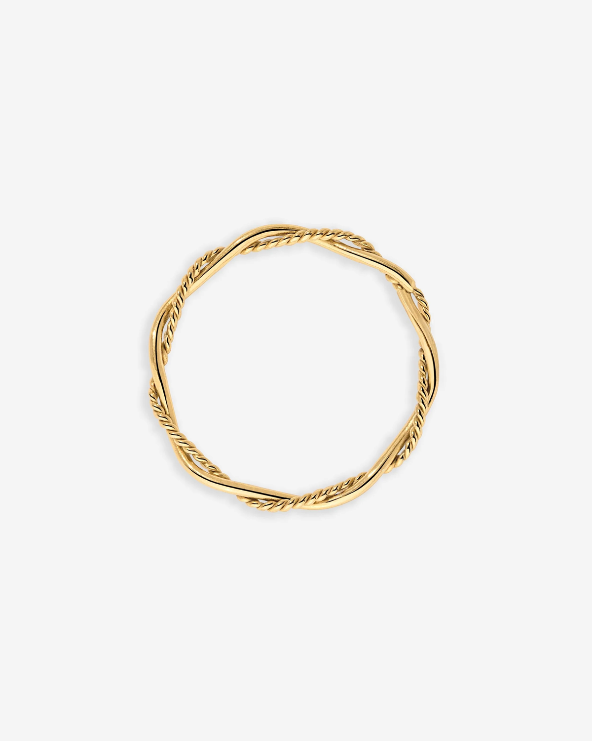 LUAMAYA Curly Twist Ring Gold