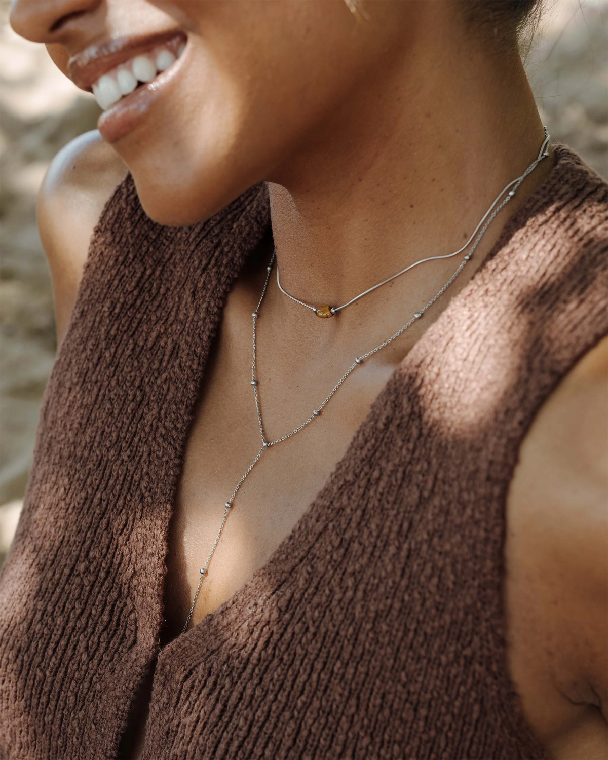 LUAMAYA Grounded Y-Necklace