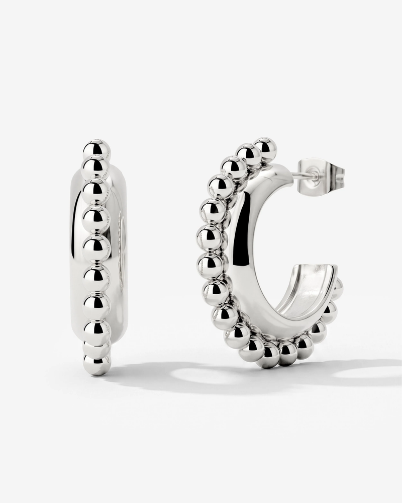 LUAMAYA Glow Drops Hoop Studs
