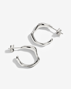 LUAMAYA Solar Wave Hoop Studs Medium