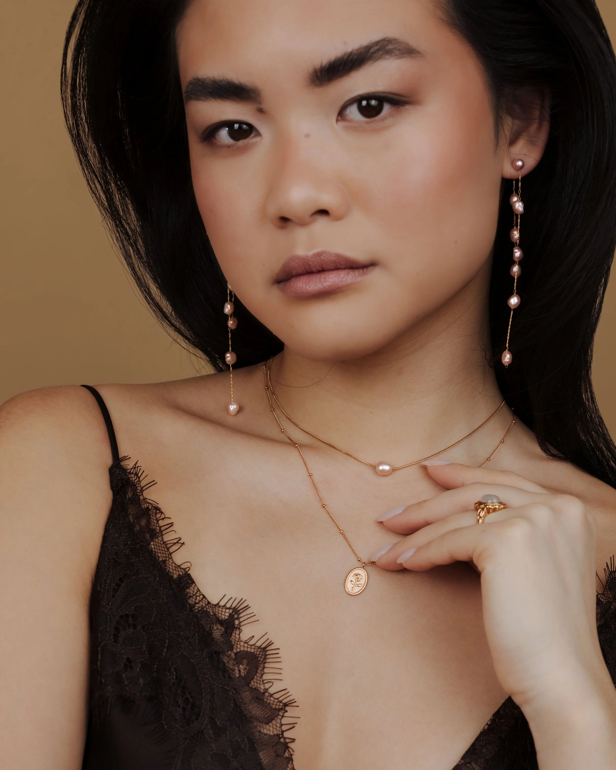 LUAMAYA Blush Pearl Choker