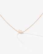LUAMAYA Tiny Letter Necklace