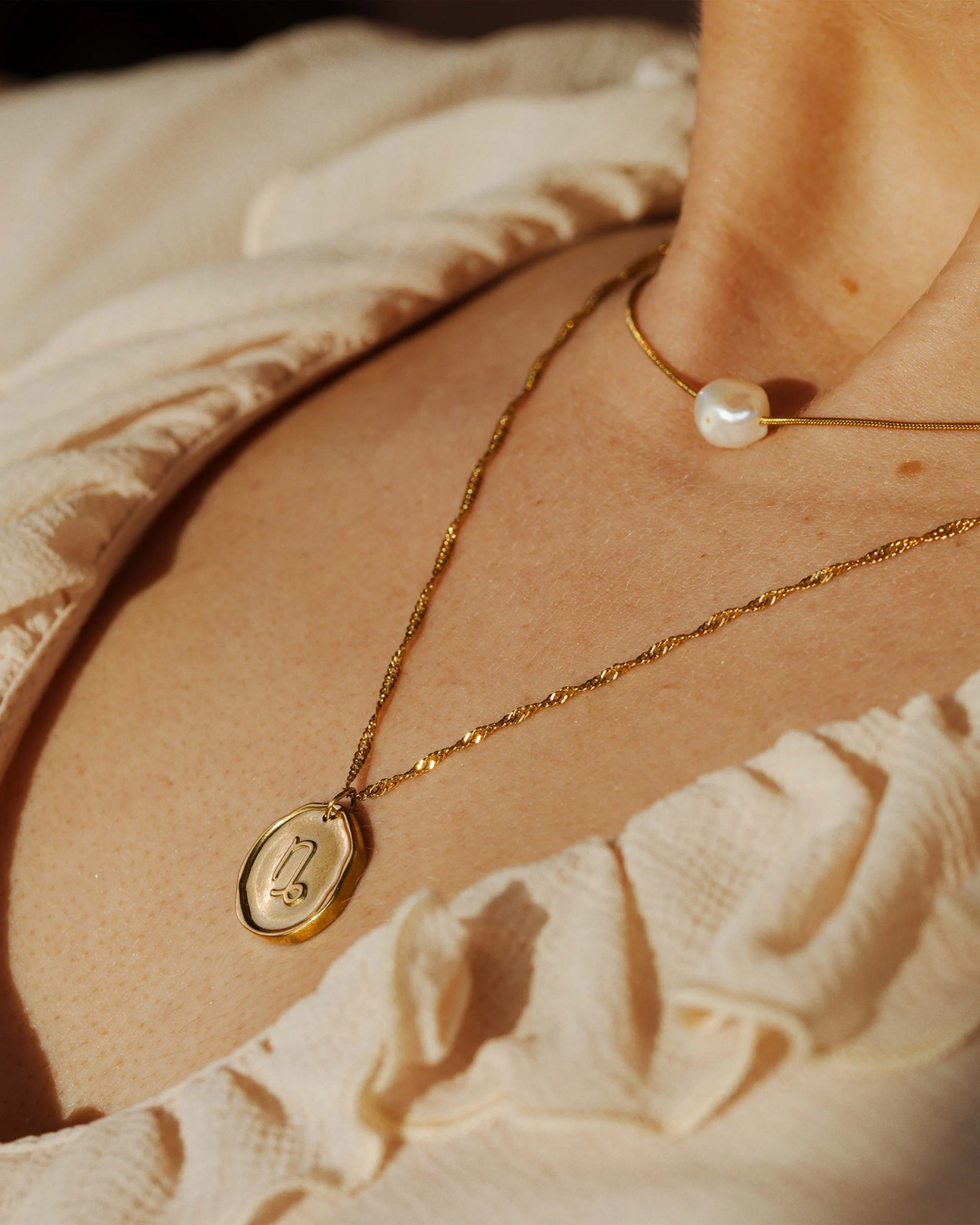 LUAMAYA Zodiac Necklace Gold