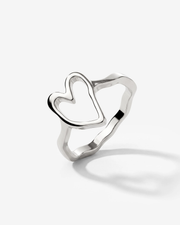 LUAMAYA Flowy Heart Ring