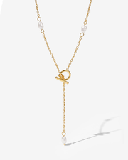 LUAMAYA Cascade Pearl Y-Necklace
