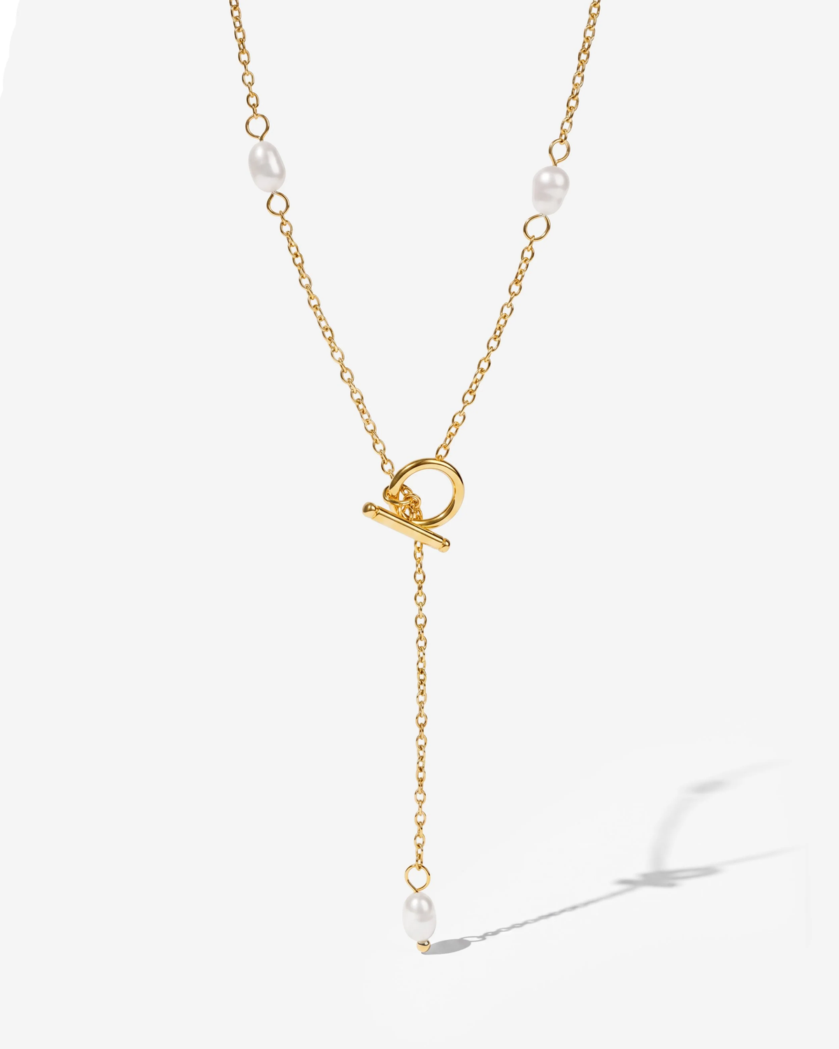 LUAMAYA Cascade Pearl Y-Necklace
