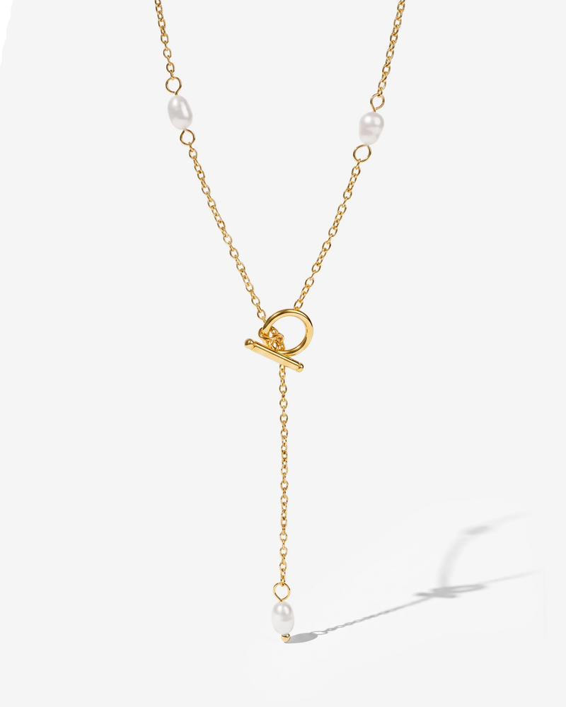 LUAMAYA Cascade Pearl Y-Necklace