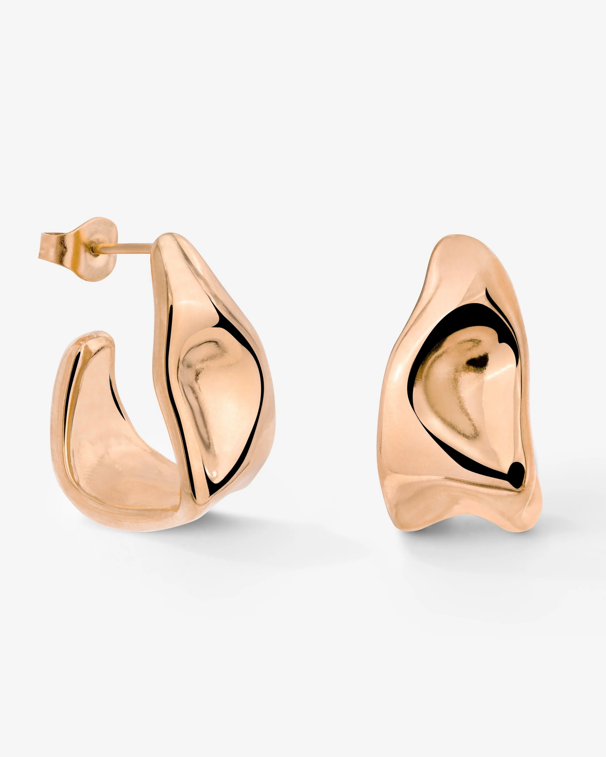 LUAMAYA Liquid Shape Studs