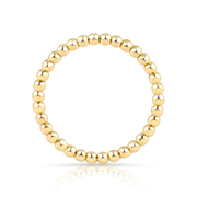 Ring aus Sterlingsilber mit Gelbgold plattiert RI-10070GP