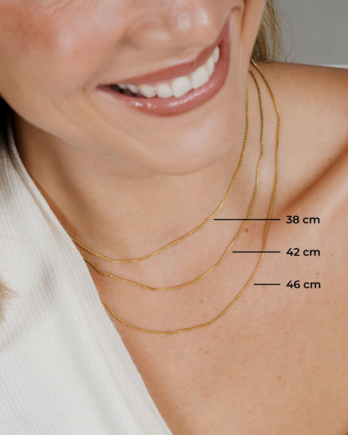 LUAMAYA Round Box Chain Necklace