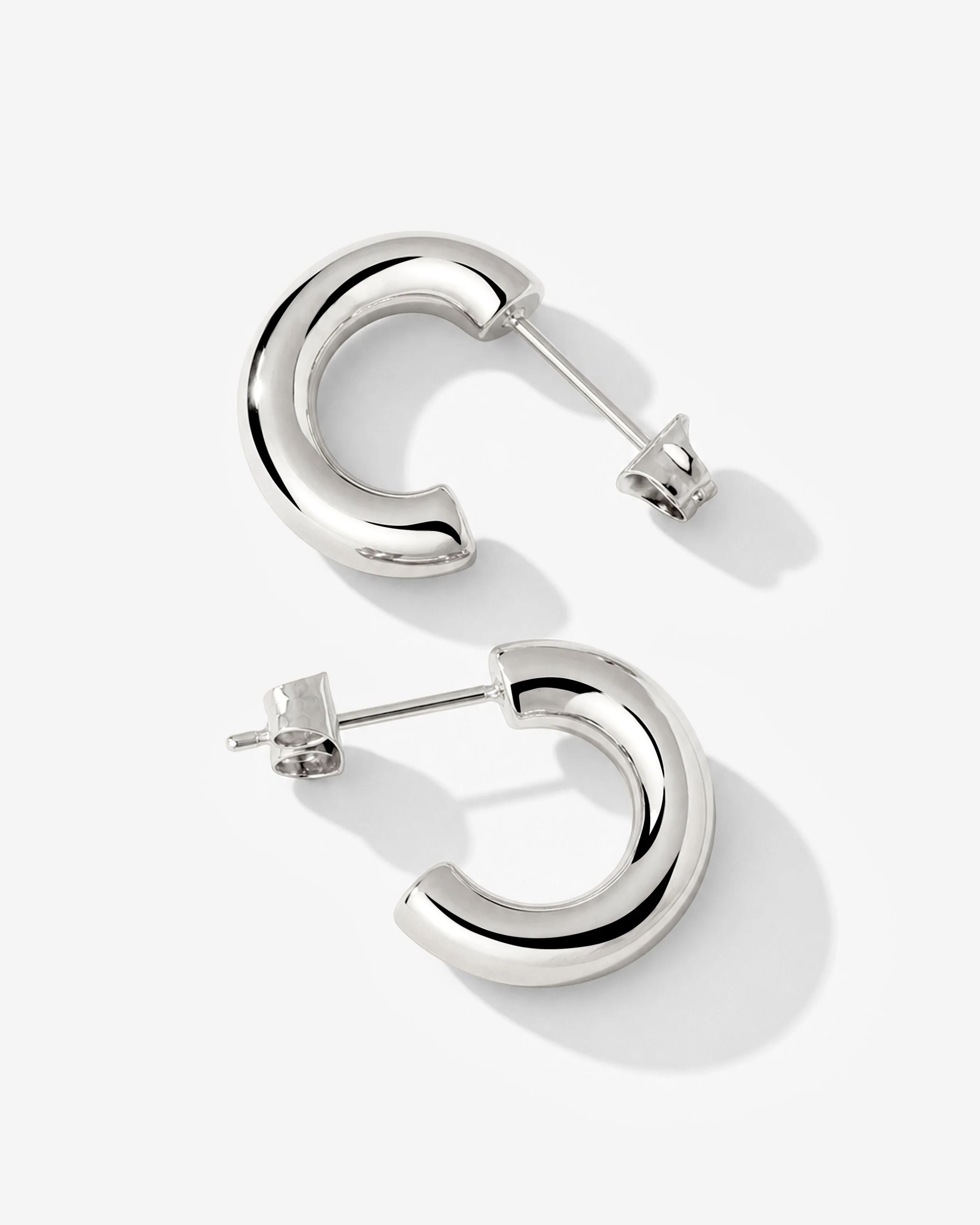 LUAMAYA Inner Light Hoop Studs